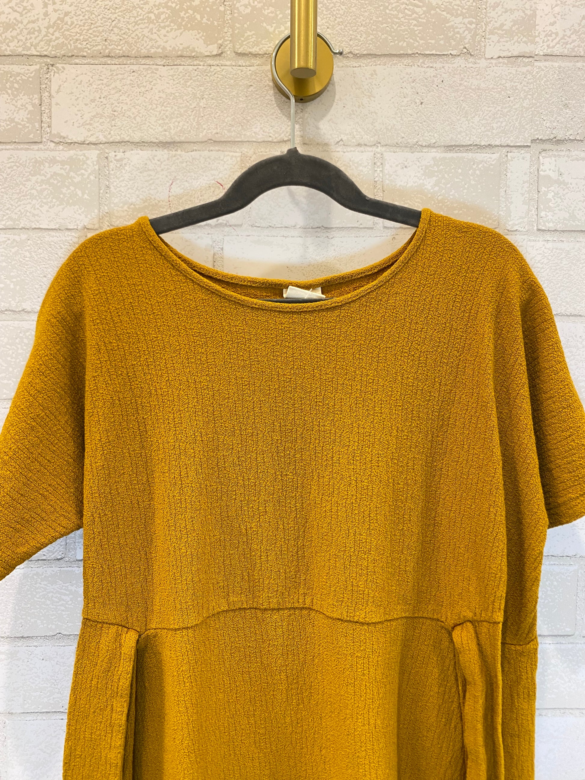 Zara gold belted dress deals