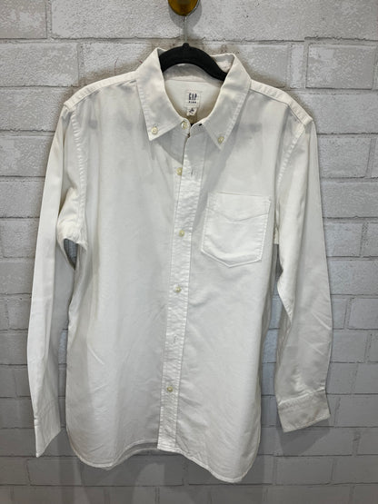 GAP ls cotton shirt / 12y