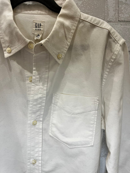 GAP ls cotton shirt / 12y