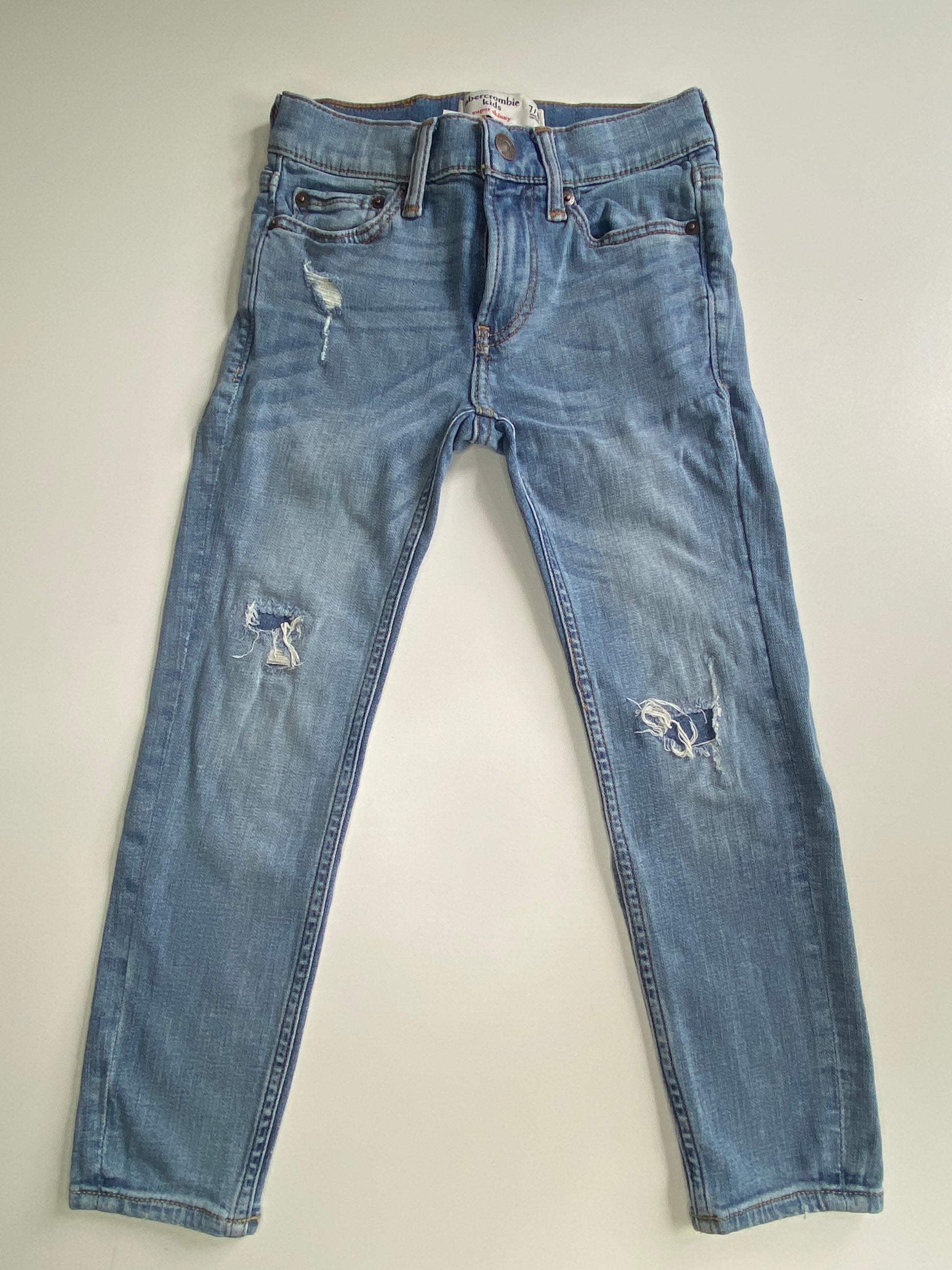 ABERCROMBIE Super Skinny Jeans SIze 7 8y Second Edition NY