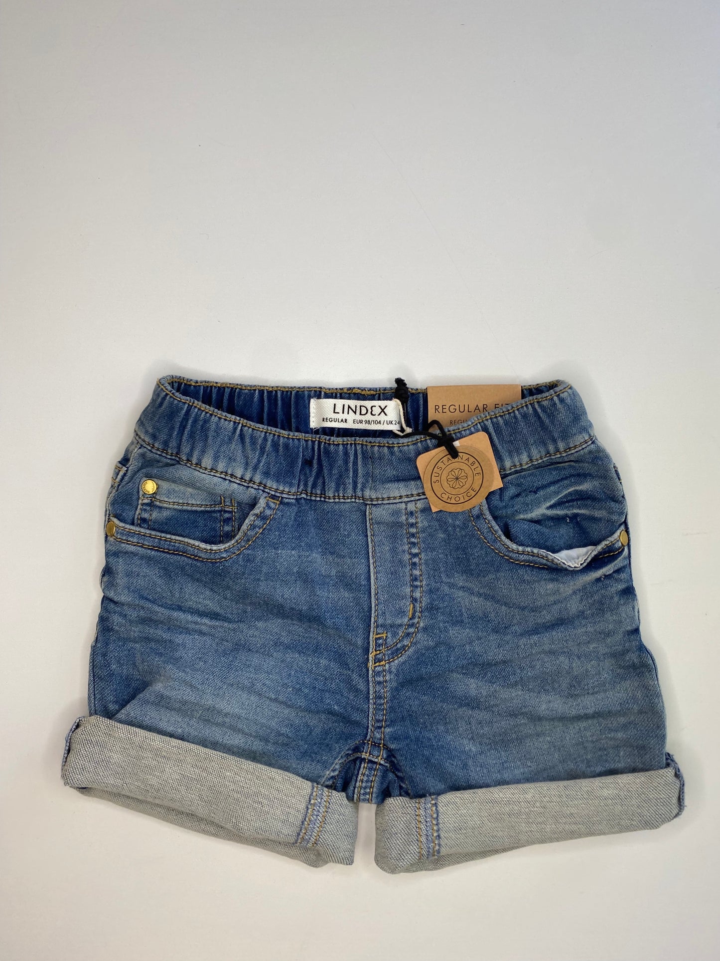 LINDEX denim girl shorts NWT / 2-4y