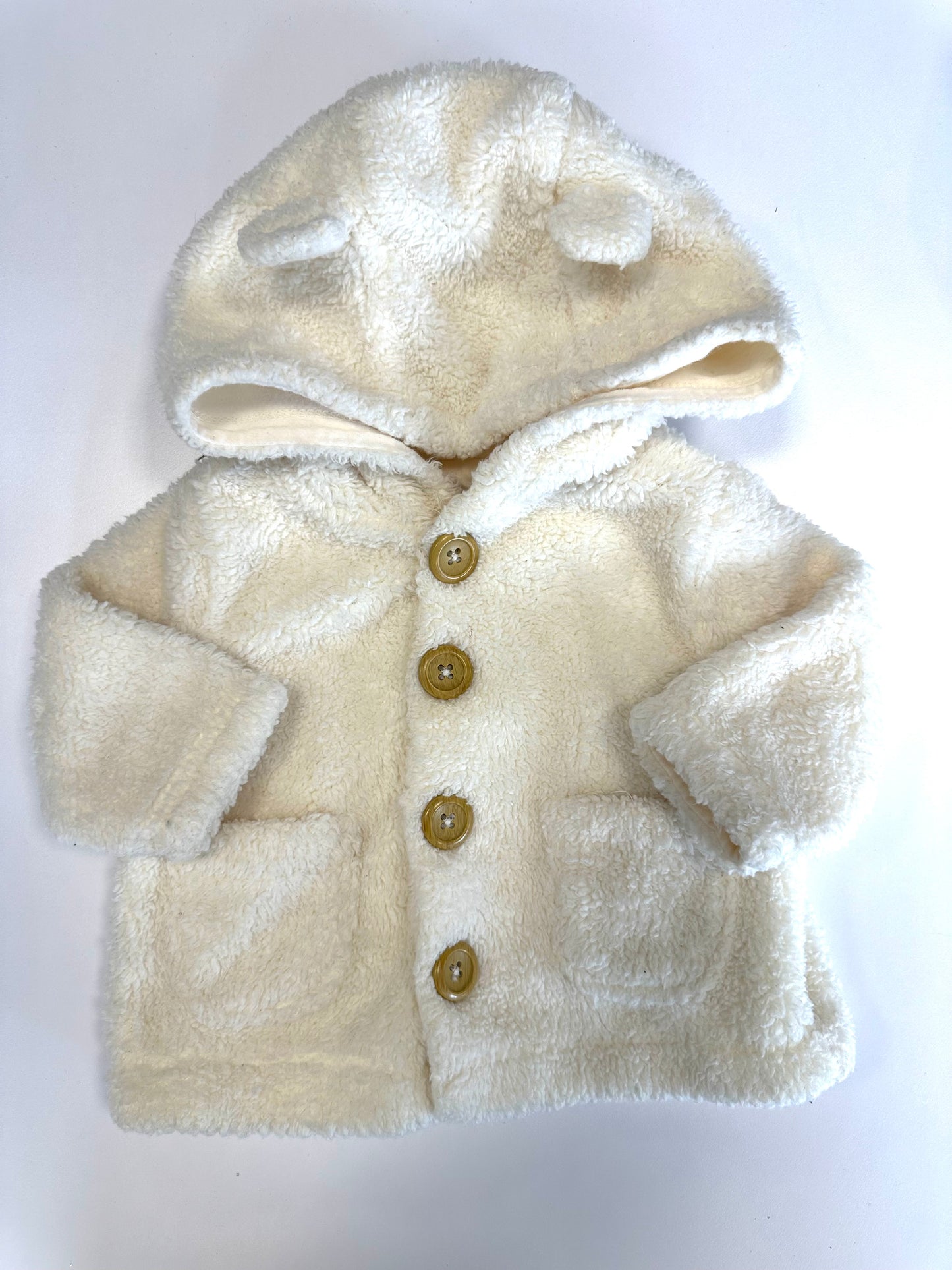 BABY GAP hoodie fleece jacket / 0-3M