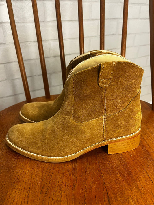 BONPOINT suede ankle boots/ 35-4.5us