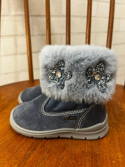 PRIMIGI fur and suede boots/ 21-5K