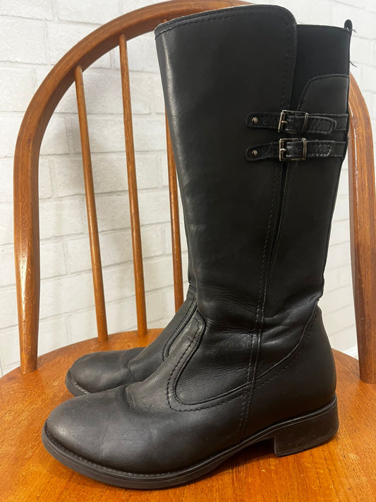 NO BRAND Leather Knee Boots / UE 37