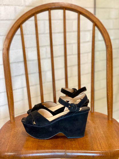 PRADA platform sandals / 38.5-us8