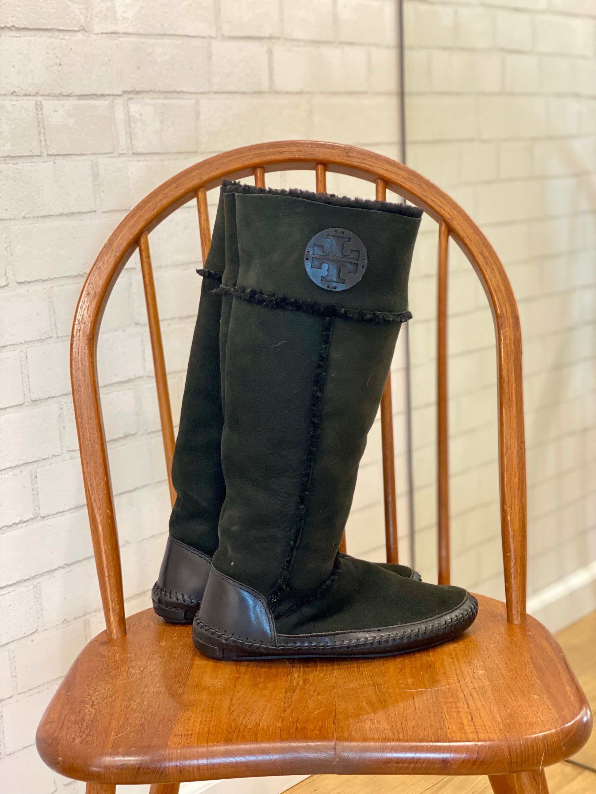 Tory burch sales snow boots