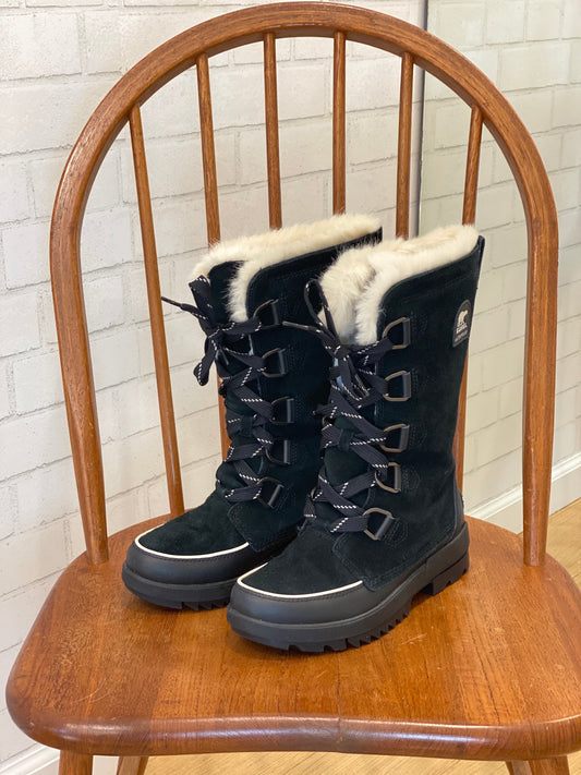 SOREL New suede laced boots/ 7/38
