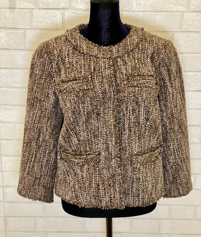 MICHAEL KORS Tweed short Jacket Size M-US8