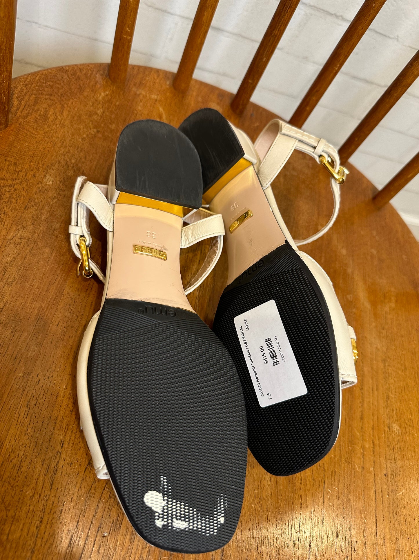 GUCCI Horsebit Sandals / US7.5-EU38