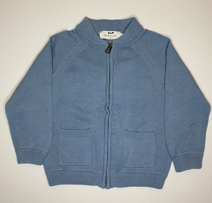 CYRILLUS Zip Cardigan / 12M