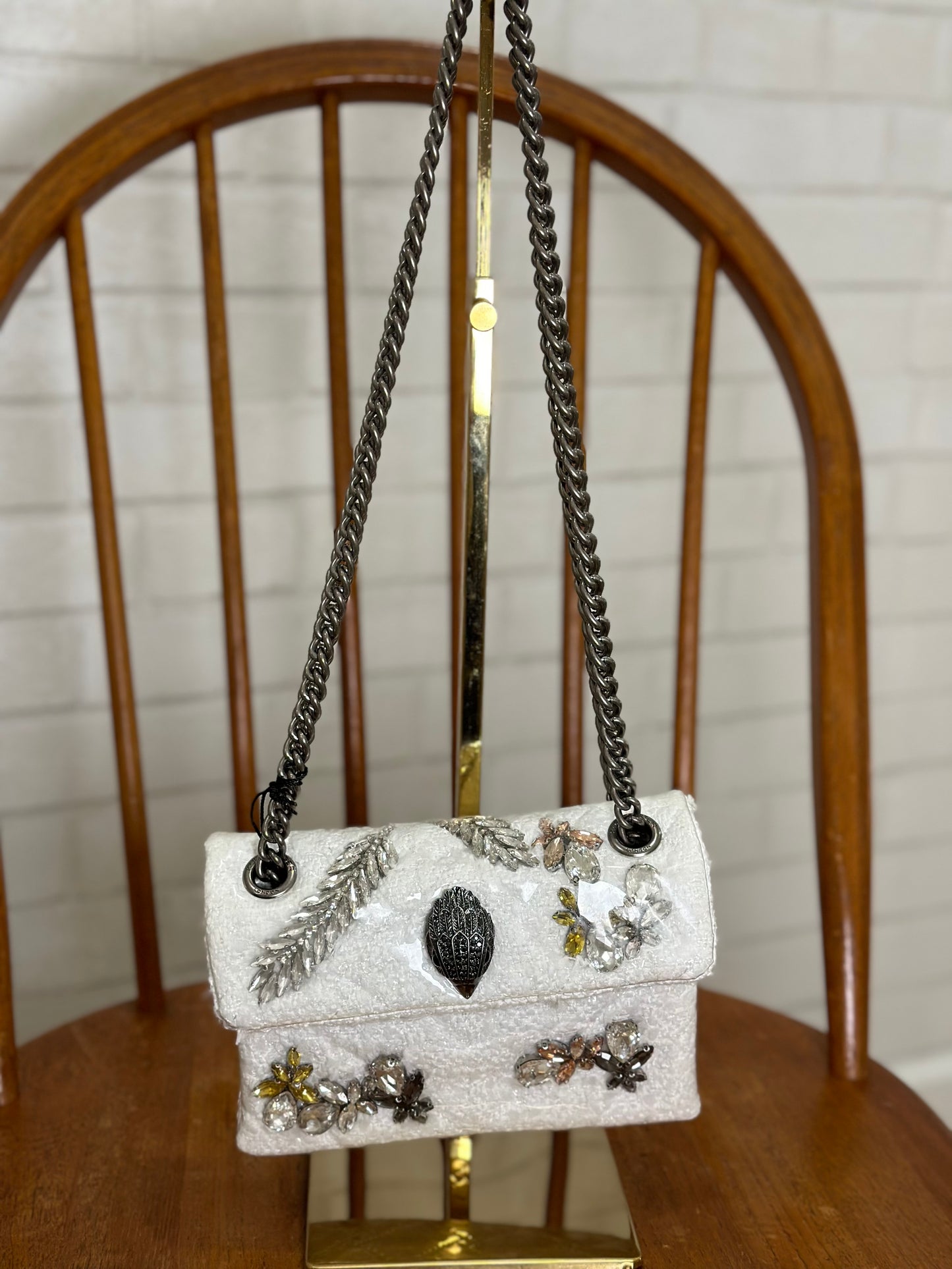KURT GEIGER New Mini Cross Body Bag with embellishments