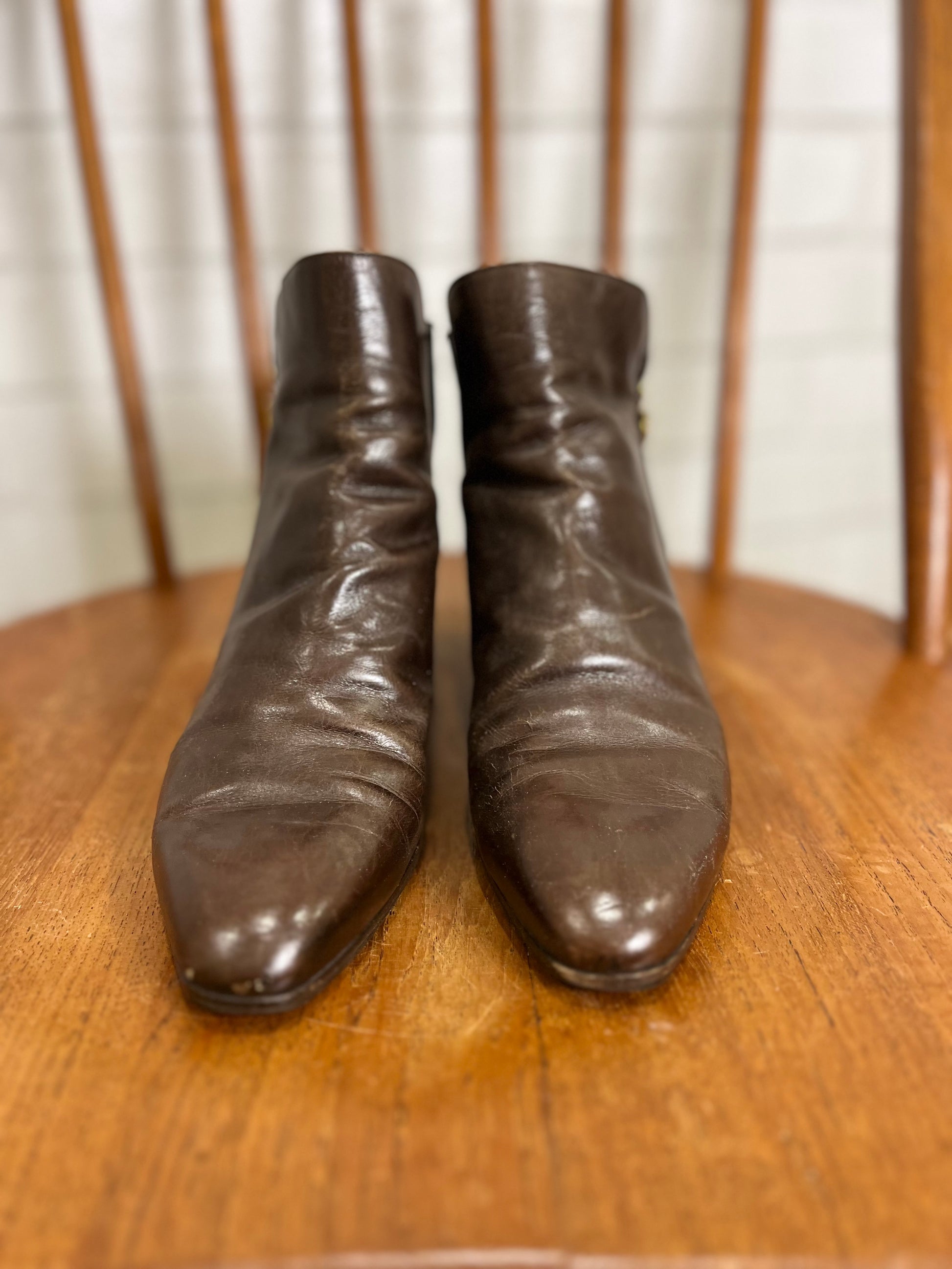 Vintage ferragamo outlet boots