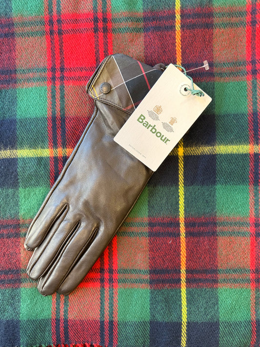 BARBOUR NWT Leather Gloves Medium