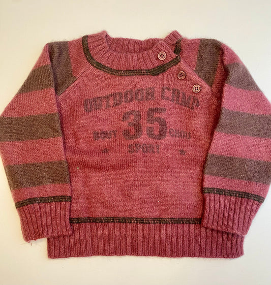 BOUTCHOU knit cardigan LS / 12m