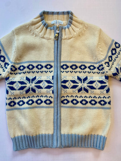 ACANTHE Zipped Winter Cardigan / 12M