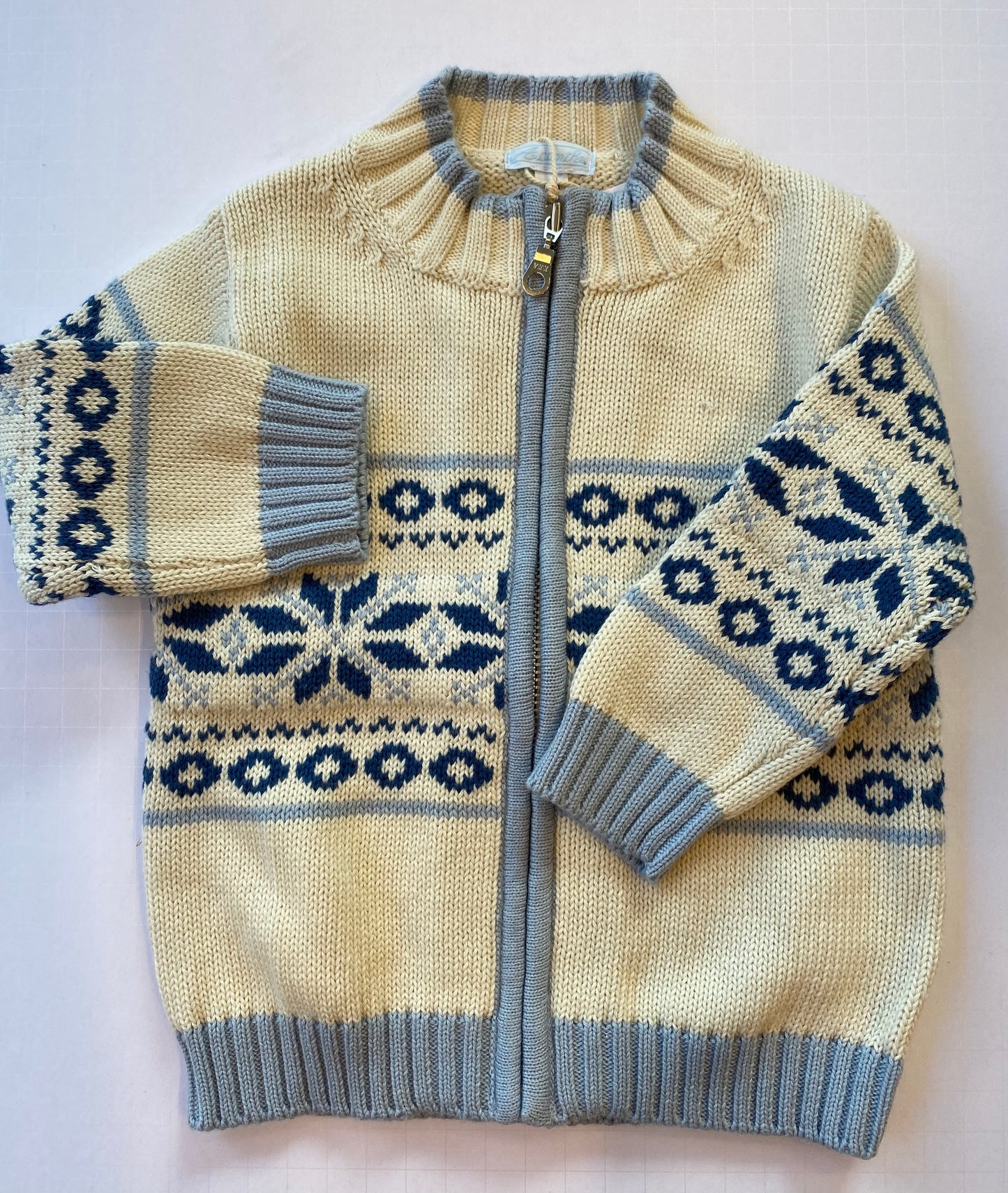 ACANTHE Zipped Winter Cardigan / 12M