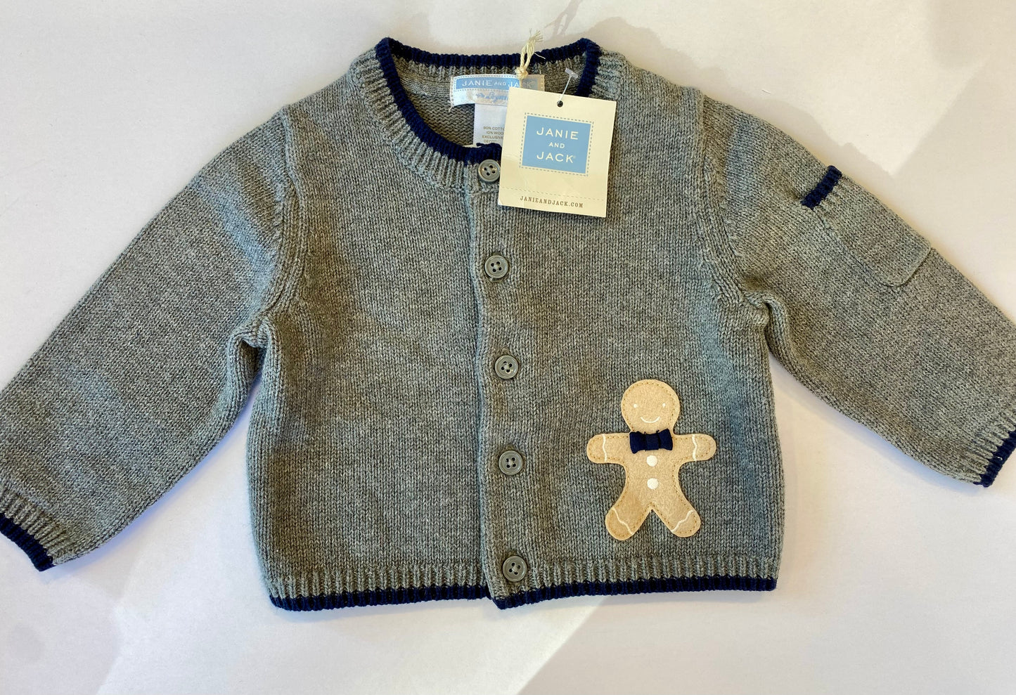 JANIE AND JACK Buttoned Cardigan LS NWT / 3-6M