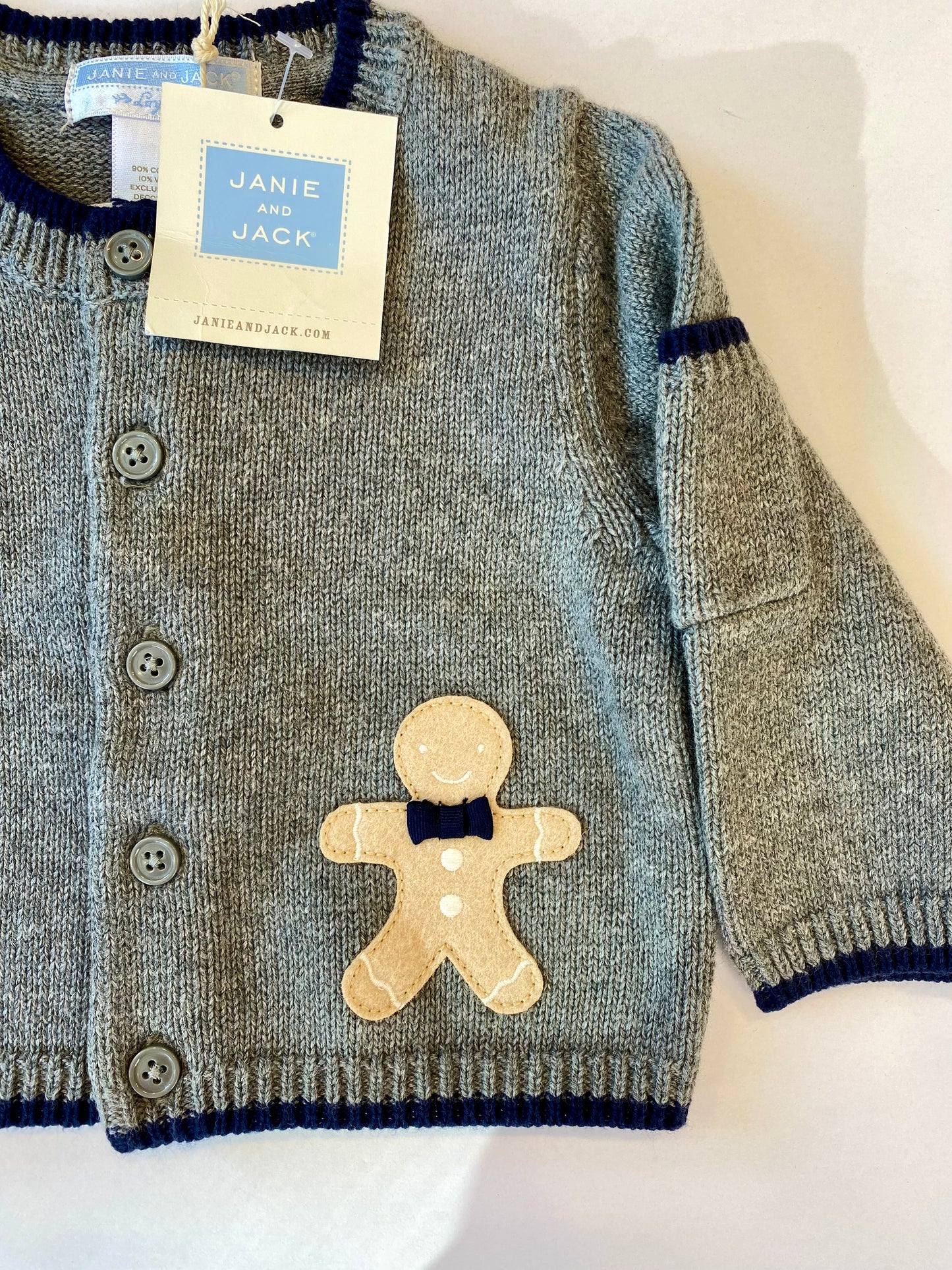 JANIE AND JACK Buttoned Cardigan LS NWT / 3-6M