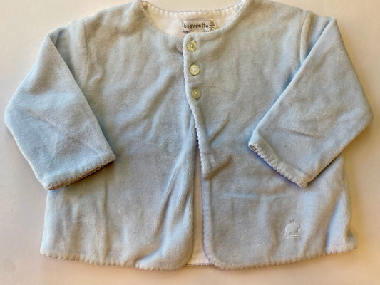 BABYCOTTONS velvet cardigan / 6m