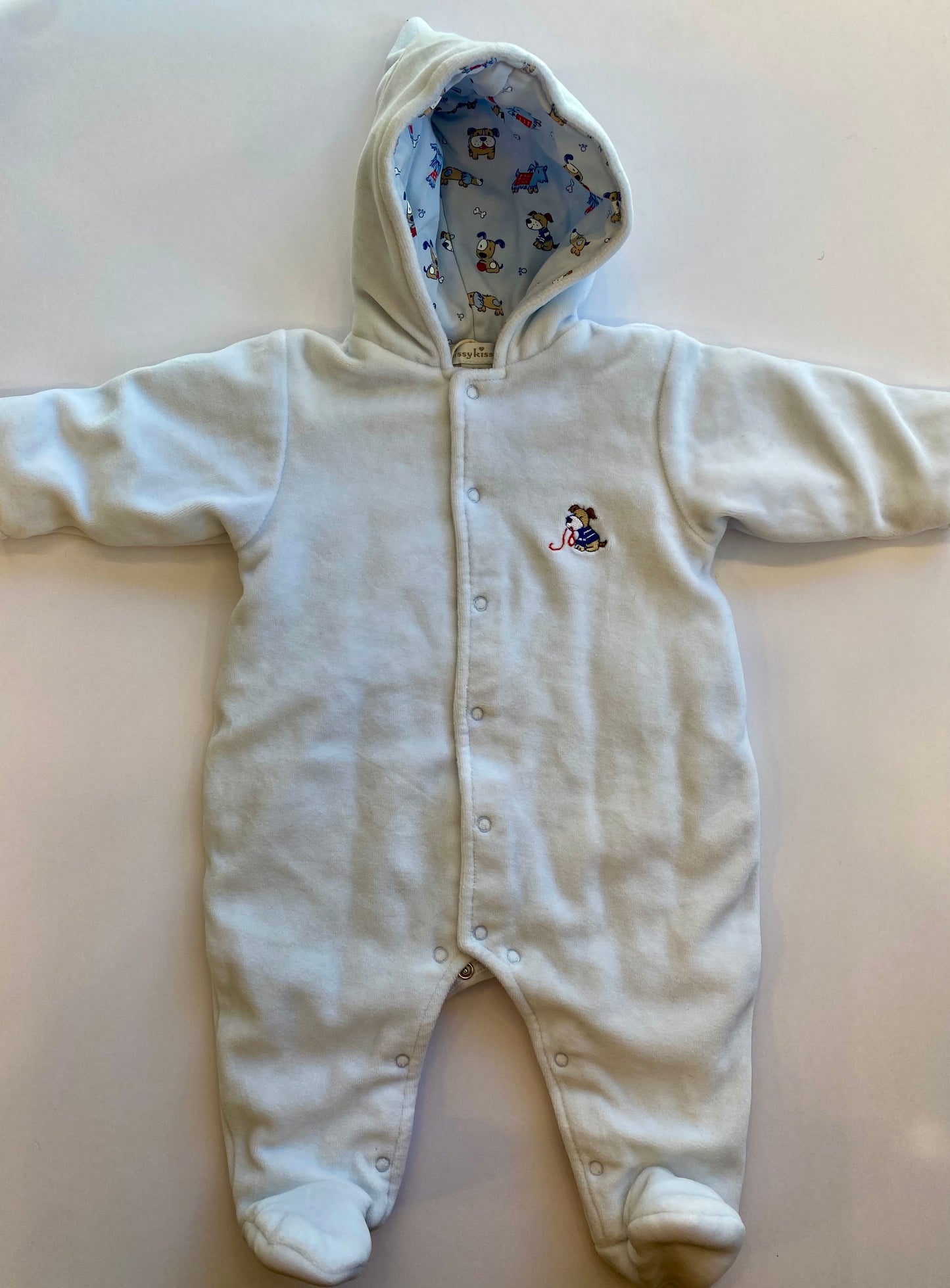 KISSYKISSY Hoodie Bunting footed Boy / 3-6M