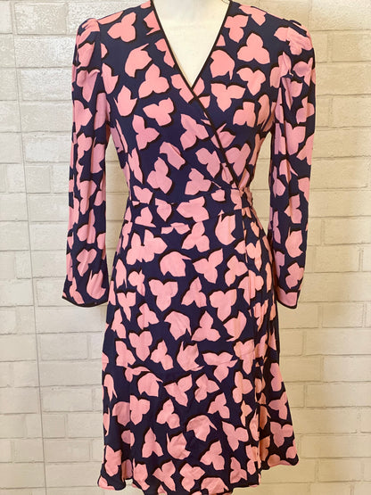 DVF NWT Charlene Long Sleeves Wrap Dress / S