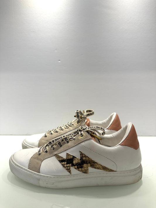 ZADIG & VOLTAIRE Leather Sneakers / US8.5-EU39