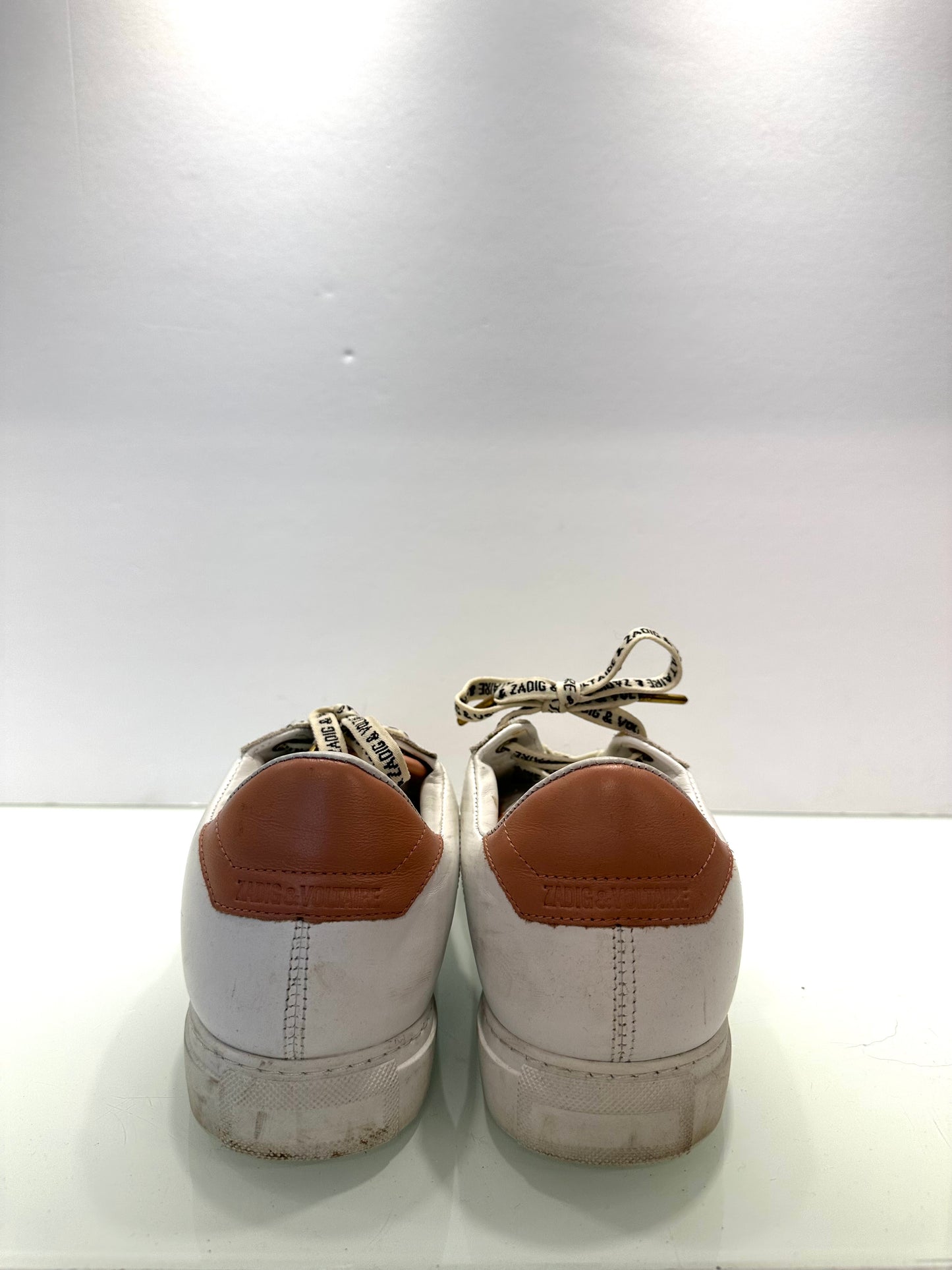 ZADIG & VOLTAIRE Leather Sneakers / US8.5-EU39