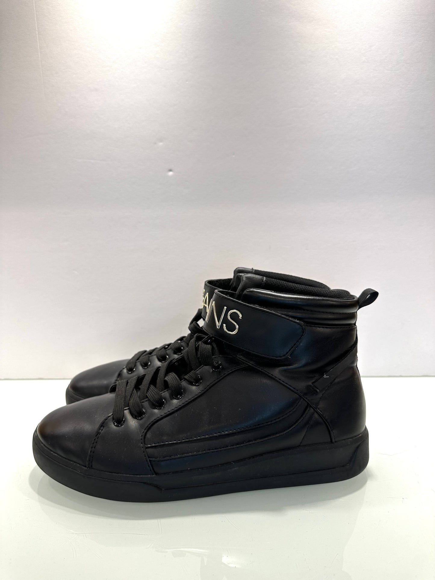 VERSACE Leather HIgh Top Sneakers / US9-EU40