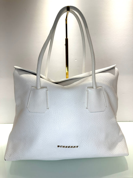 BURBERRY Baynard Tote Grained Leather