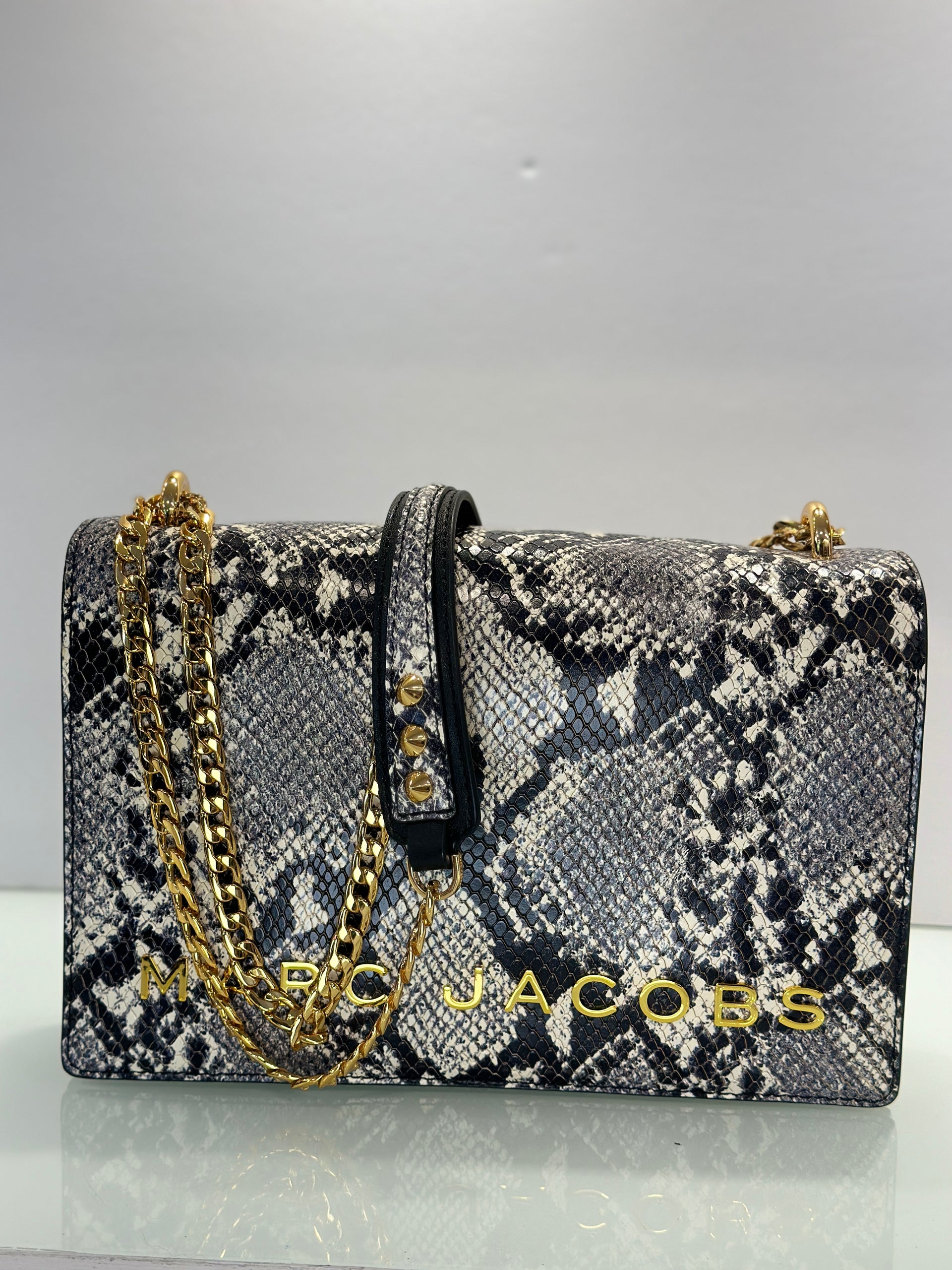 MARC JACOBS NWT Natural Faux Snake Shoulder Bag – Second Edition NY