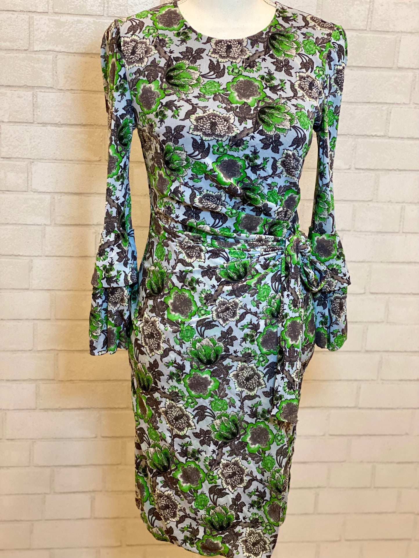 DVF NWT Faridah LS Midi Dress / S