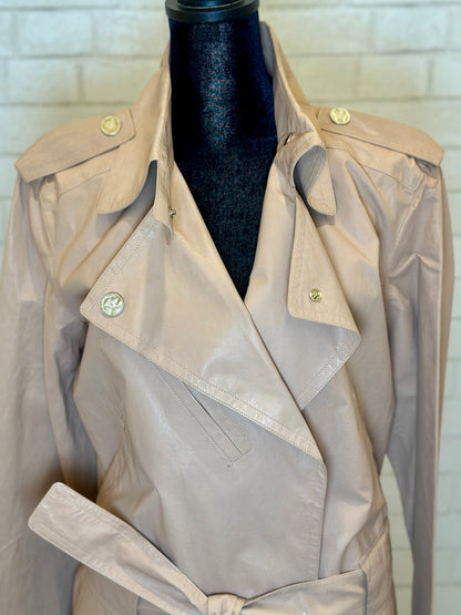 CHANEL leather trench coat NWT/ M-EU40