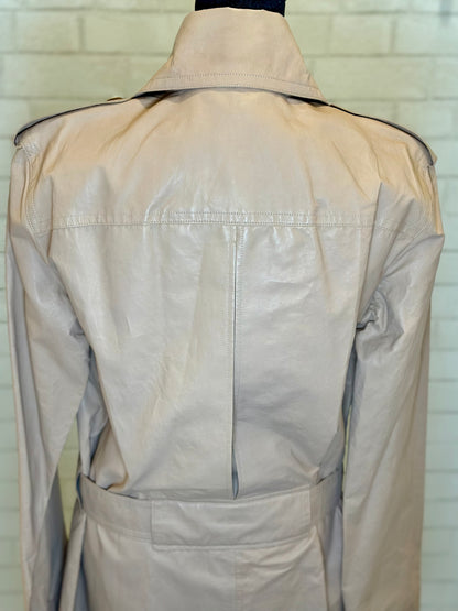 CHANEL leather trench coat NWT/ M-EU40