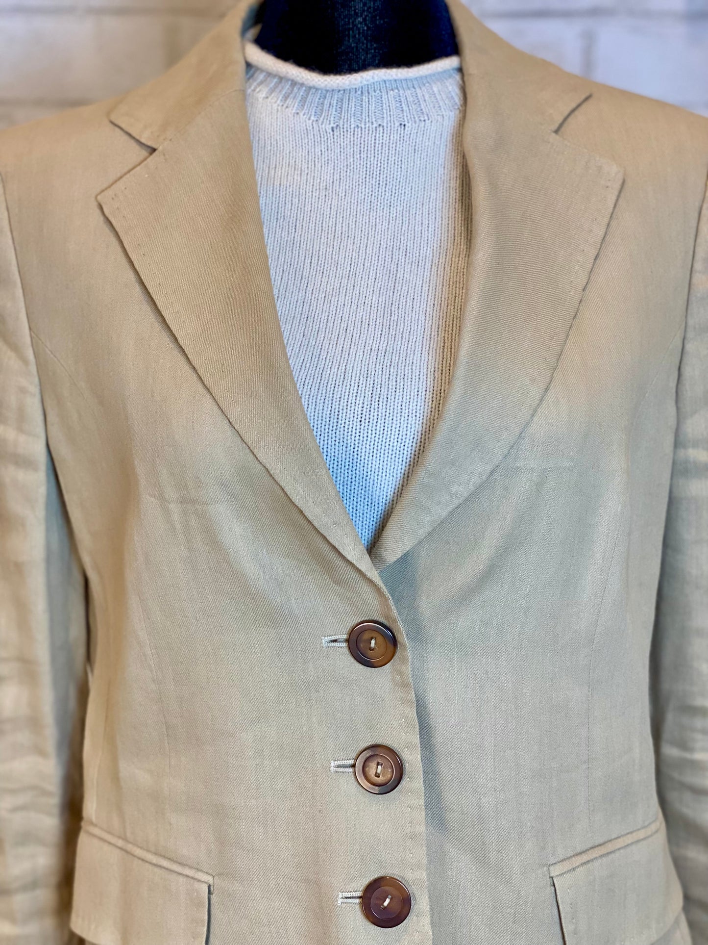 LES COPAINS Cotton Blazer Jacket / M-IT44