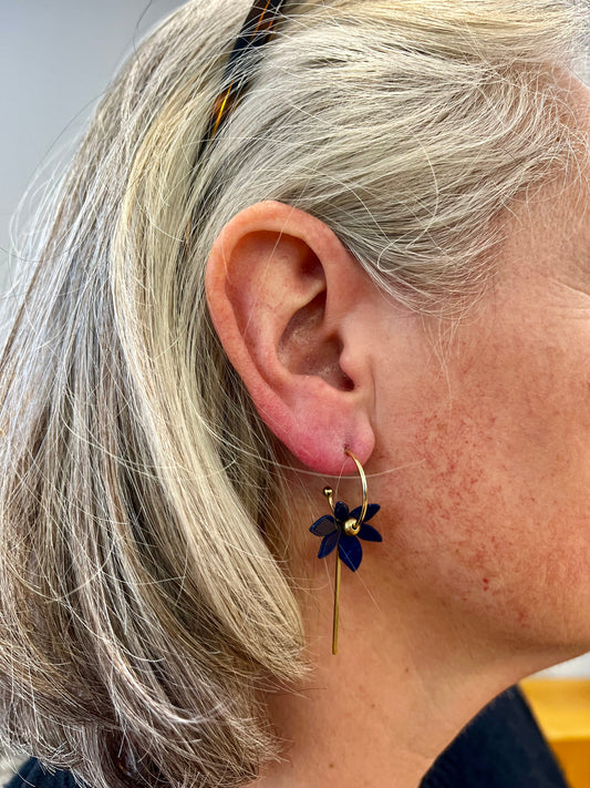 PALMER & PURCHASE flower earrings