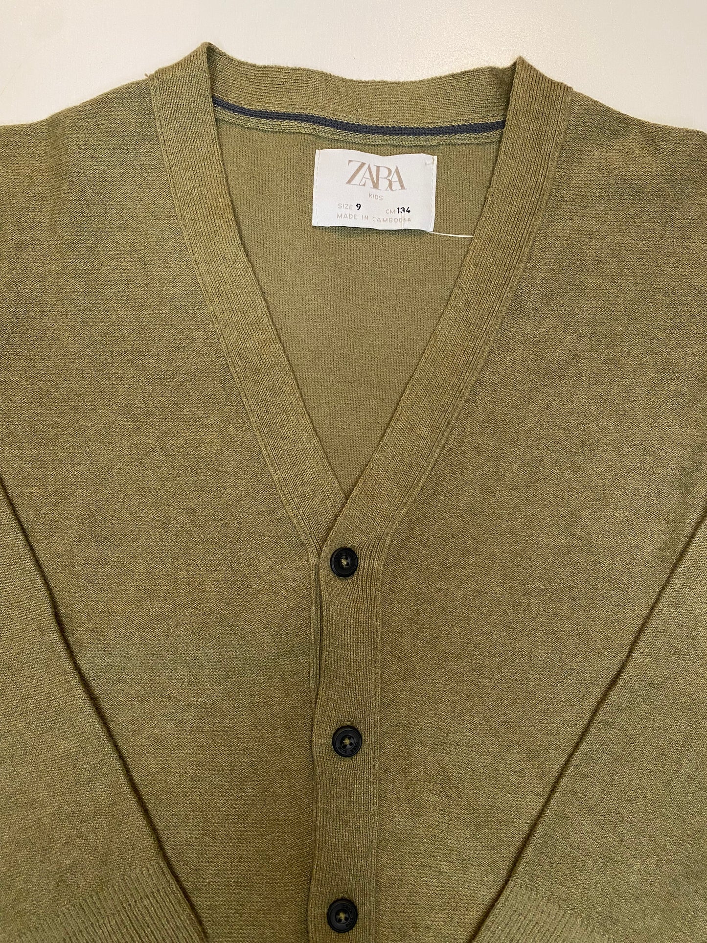 ZARA Knit Cardigan LS / 9Y