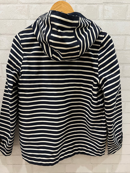 JOULES striped hooded raincoat NWT/ M-6