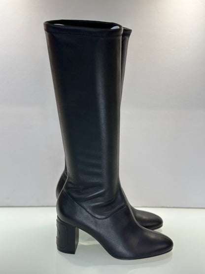 DVF New Leather tall sock boots / US6.5-Eu37