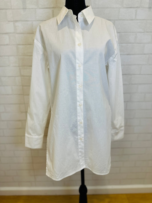 CYNTHIA ROWLEY Long White Shirt LS / S