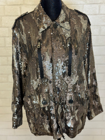 ZADIG & VOLTAIRE Sequins Shirt Jacket / M