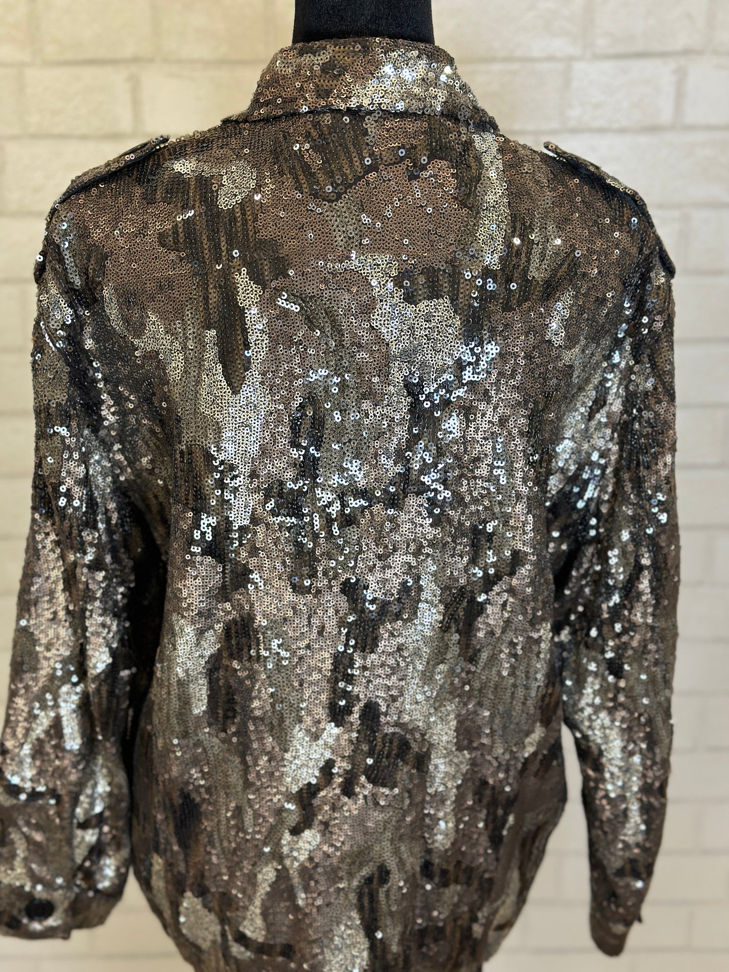 ZADIG & VOLTAIRE Sequins Shirt Jacket / M