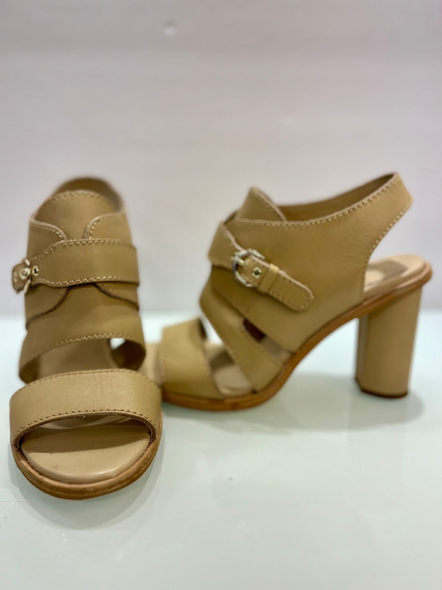 JILL SANDER Leather Open toe Sandals / US6-EU36