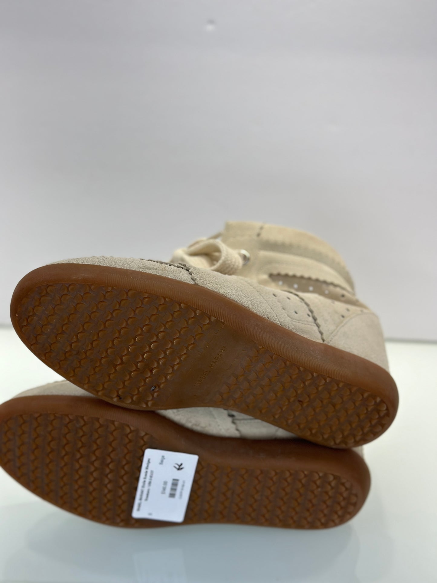 ISABEL MARANT Etoile Suede Wedges Sneakers / US6.5-EU37