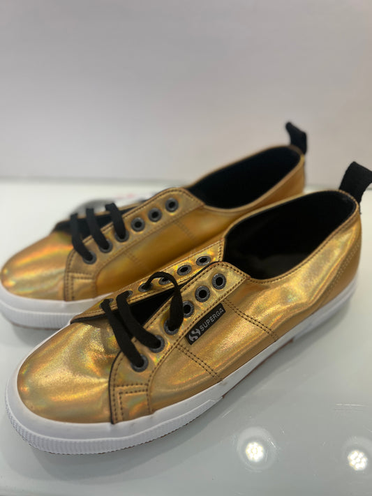 SUPERGA x JOCELYN gold sneakers/ 40-9