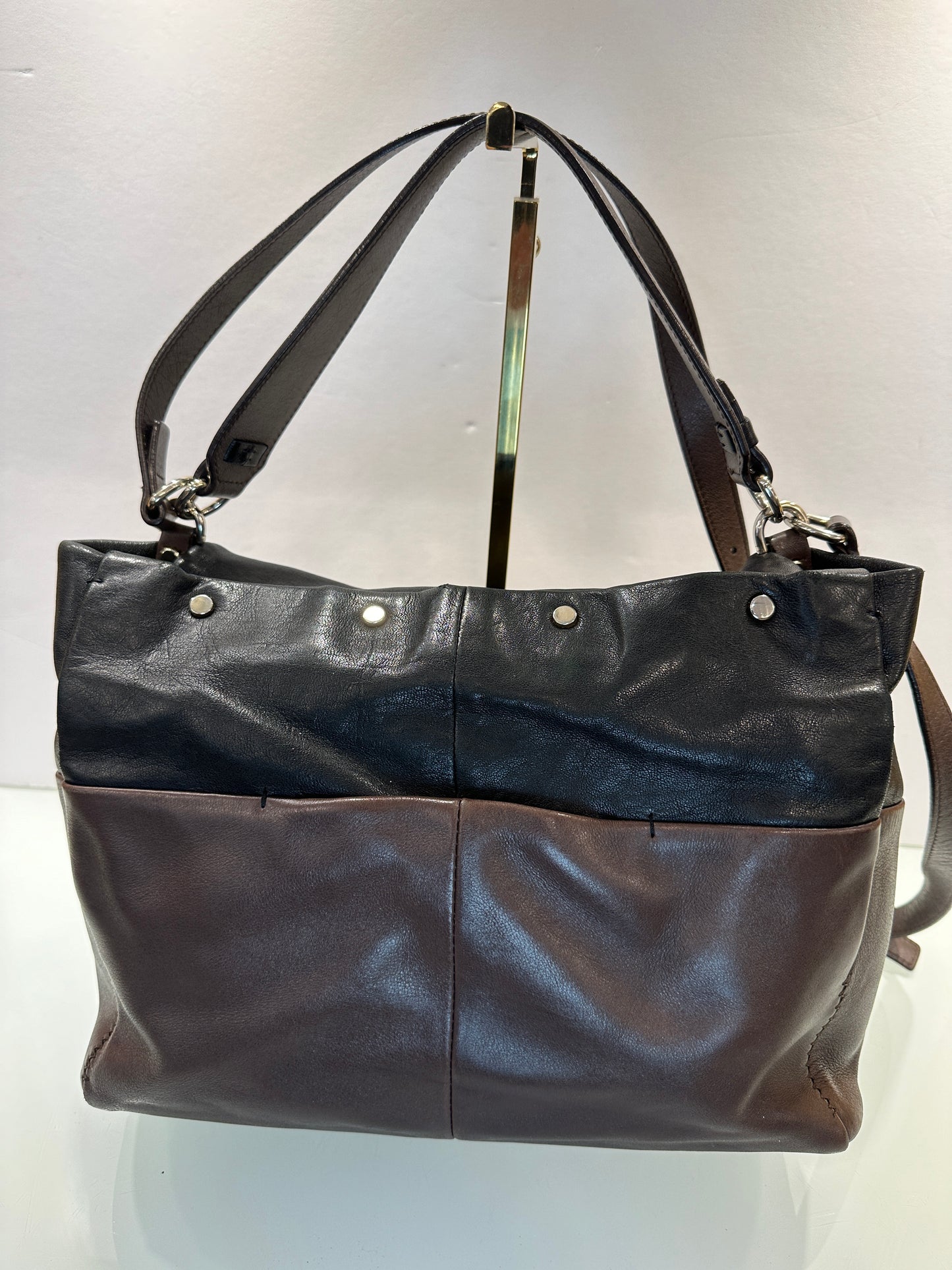 LANVIN Vintage leather shoulder bag
