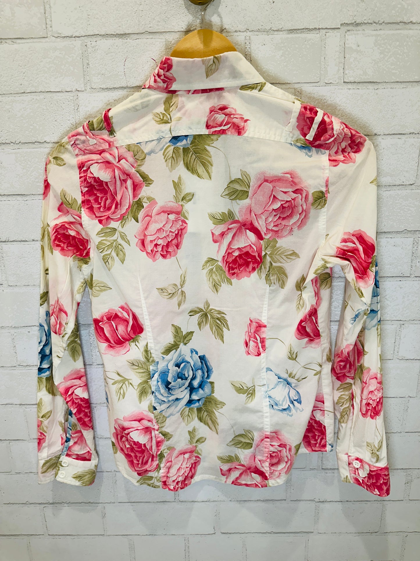 HARTFORD flower print Button Down Shirt / S