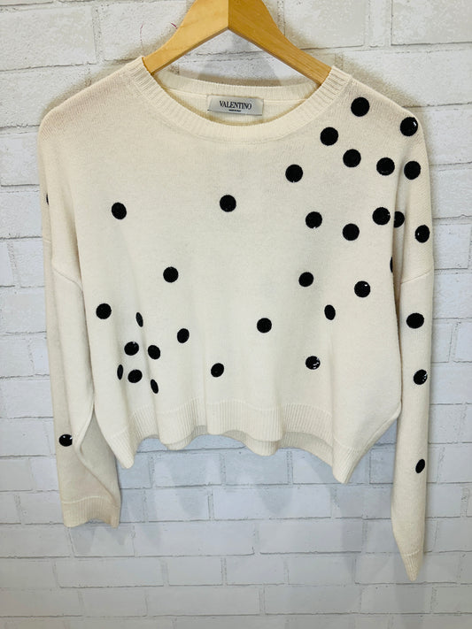 VALENTINO Cropped Wool Sweater / S