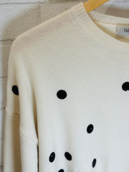 VALENTINO Cropped Wool Sweater / S