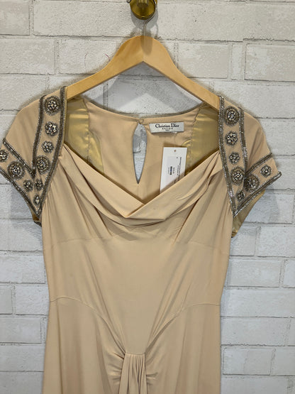 DIOR Vintage Cocktail Dress with rhinestone on shoulders / M Second Edition NY DIOR Vintage Cocktail Dress with rhinestone on shoulders / M Second Edition NY